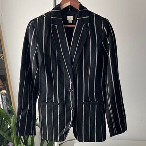 A New Day Black and White Patterned Jacket